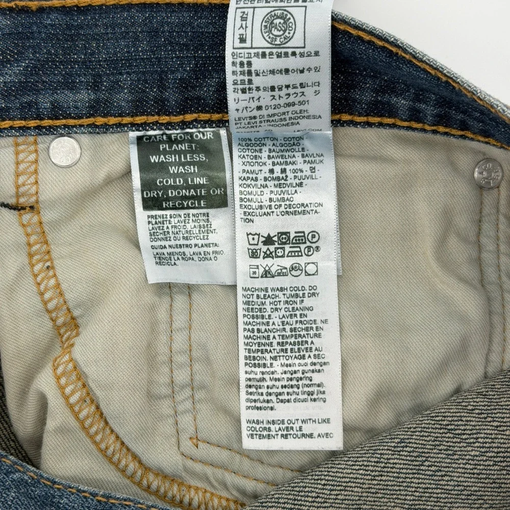 Levi's 559 Relaxed Straight Jeans Mens 36x32 Blue Medium Wash Denim Utility Work